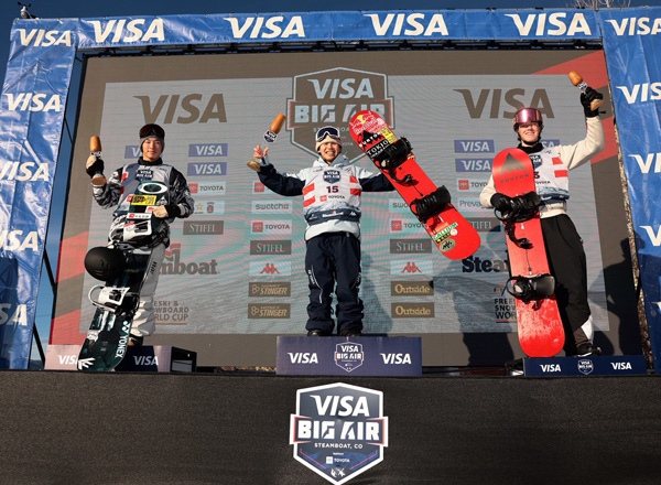 荻原大翔選手がFISスノーボードW杯で逆転優勝しました!